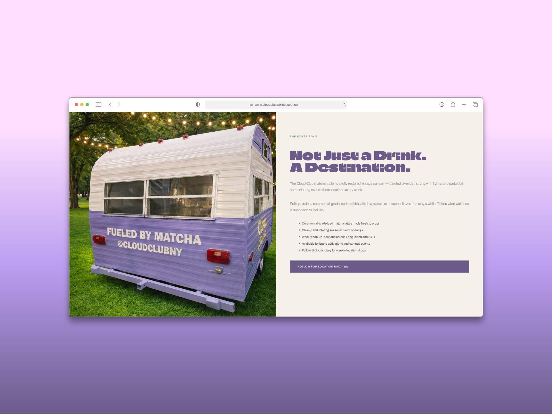 Cloud Club — Homepage hero