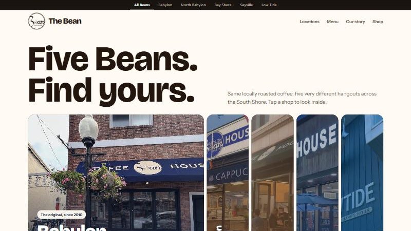 The Bean website
